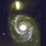 [Optical gmage of Galaxy M51]