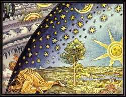 ancient wood cut
about cosmology